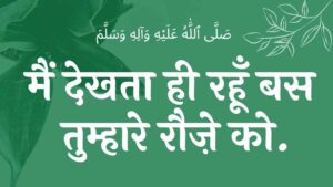 मैं देखता ही रहूँ बस तुम्हारे रौज़े को नात शरीफ mai dekhta hi rahu bas tumhaare rauze ko naat lyrics lyrics naat lyrics wilaadat lyrics EID E MILAD , NAAT NAAT SHARIF , NAAT LYRICS , NABI KI NAAT ISLAMHINDIME